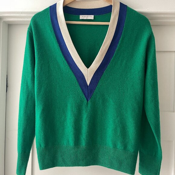 Sandro Wool and cashmere sweater T0/S-XS - Picture 1 of 12